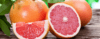 Fresh grapefruits showing how many calories are in a grapefruit