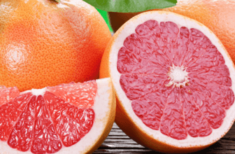 Fresh grapefruits showing how many calories are in a grapefruit