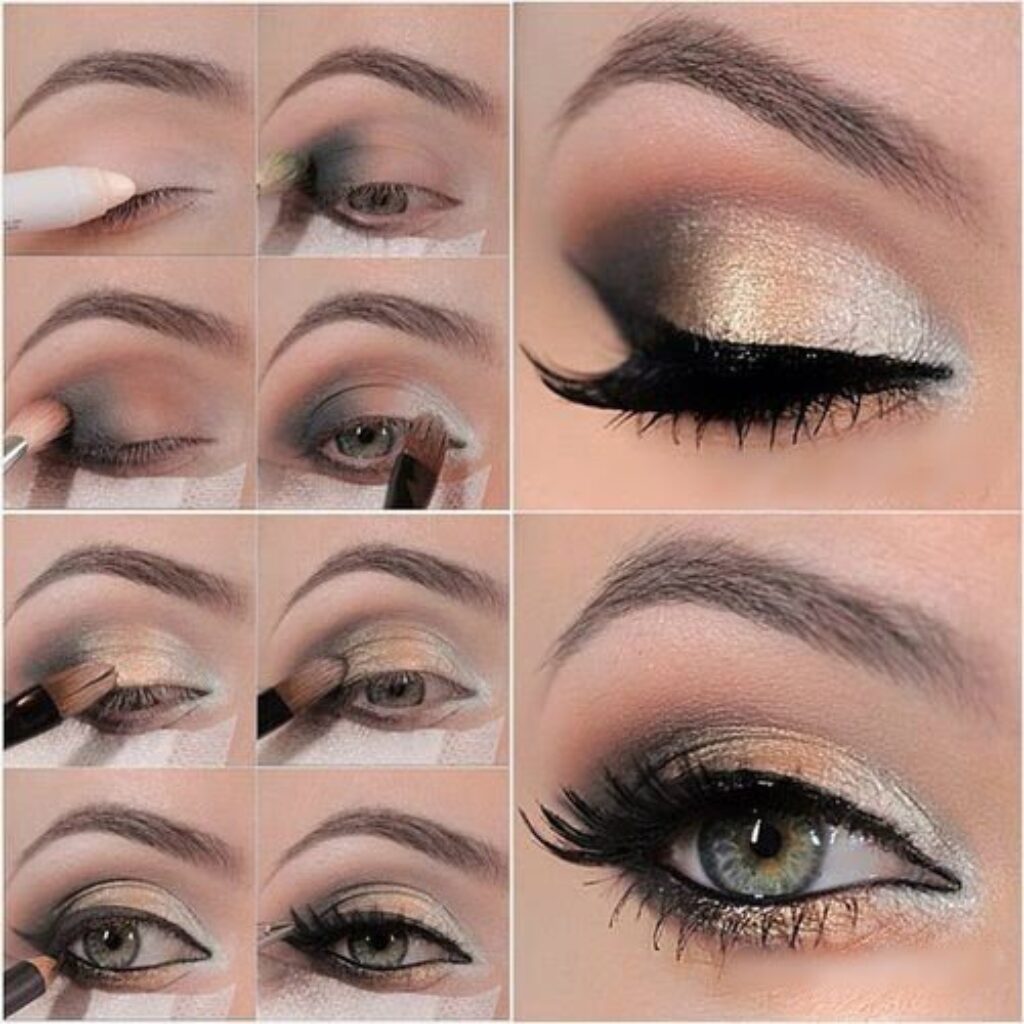 Step-by-step how to apply smokey eye makeup tutorial